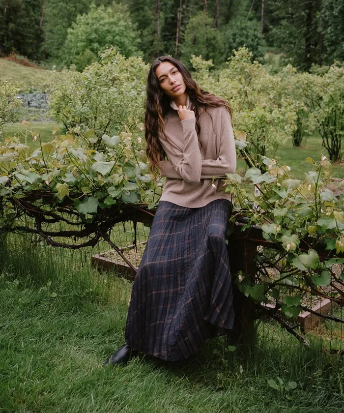 Pleated Skirt by Jenni Kayne